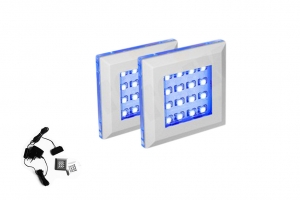  Oświetlenie LED – Square x7 – niebieski